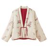 Za Export New Arrival Women's Clothing ZR Fashion Style Flower Embroidered V-neck Long Sleeves Cotton Coat Jacket 4786208 710