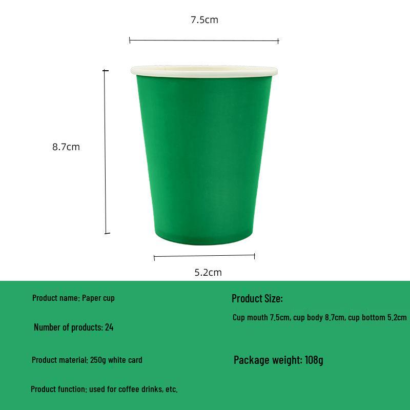 Emerald Green Disposable Tableware Set: Plates, Cups, Napkins