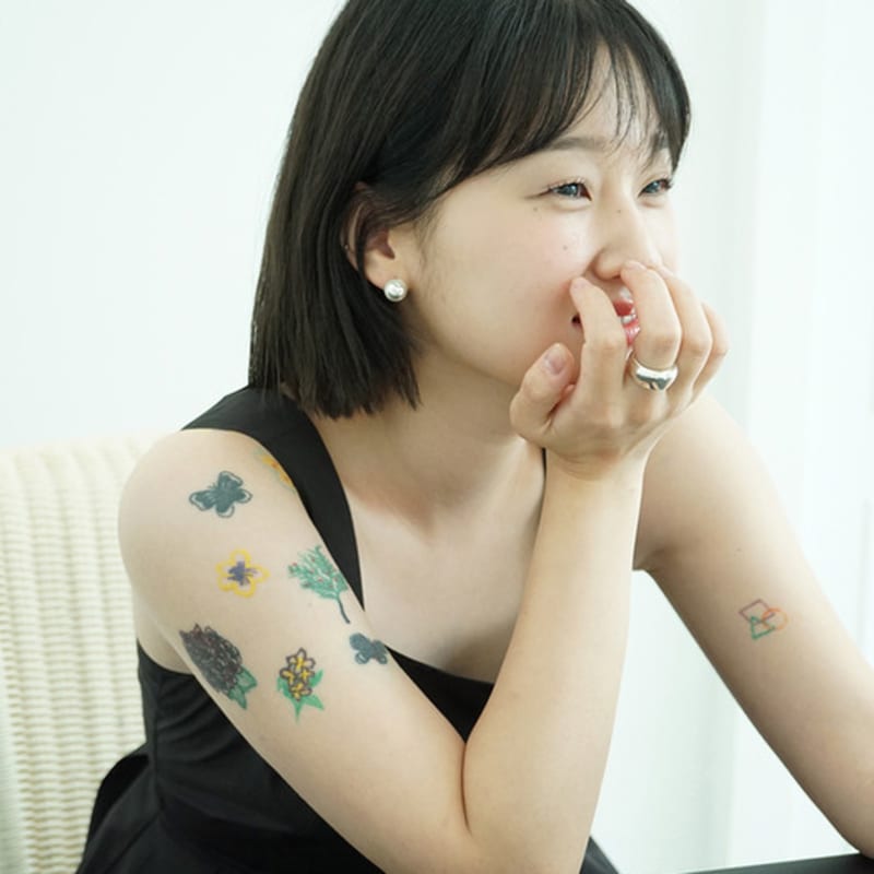 pinu big LOVE button ring