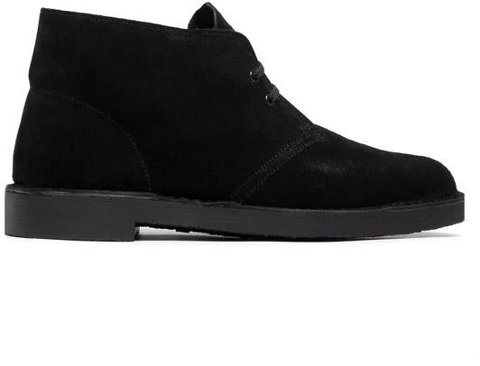 Clarks Bushacre 3 Black Suede Boots