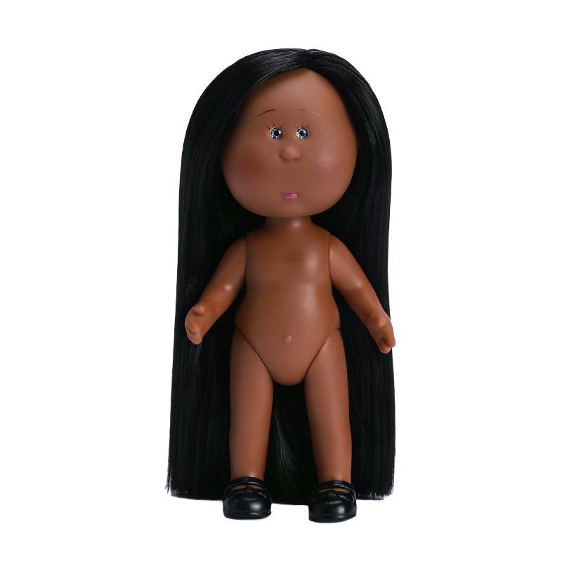 14Cm / 5.5 Inch "Potato Doll" Mia Naked Doll – Mini Bjd Blank Canvas For Handmade Repaint, Collectible Art Doll