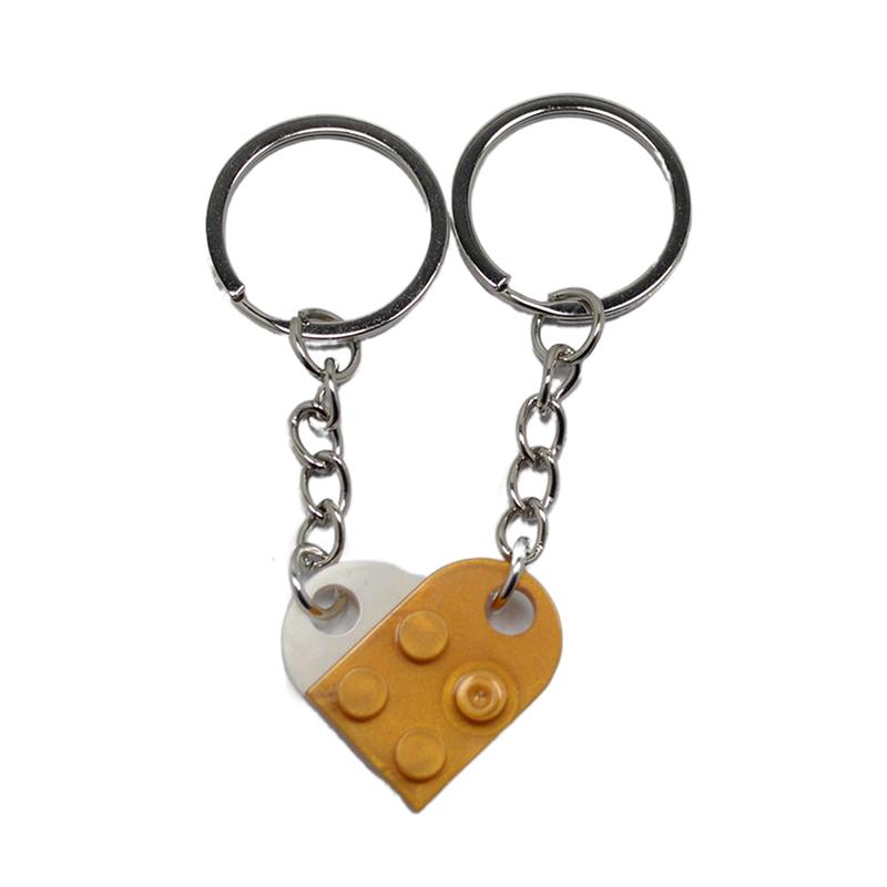 Милые брелки для ключей в форме сердца любви для пар — фото 2