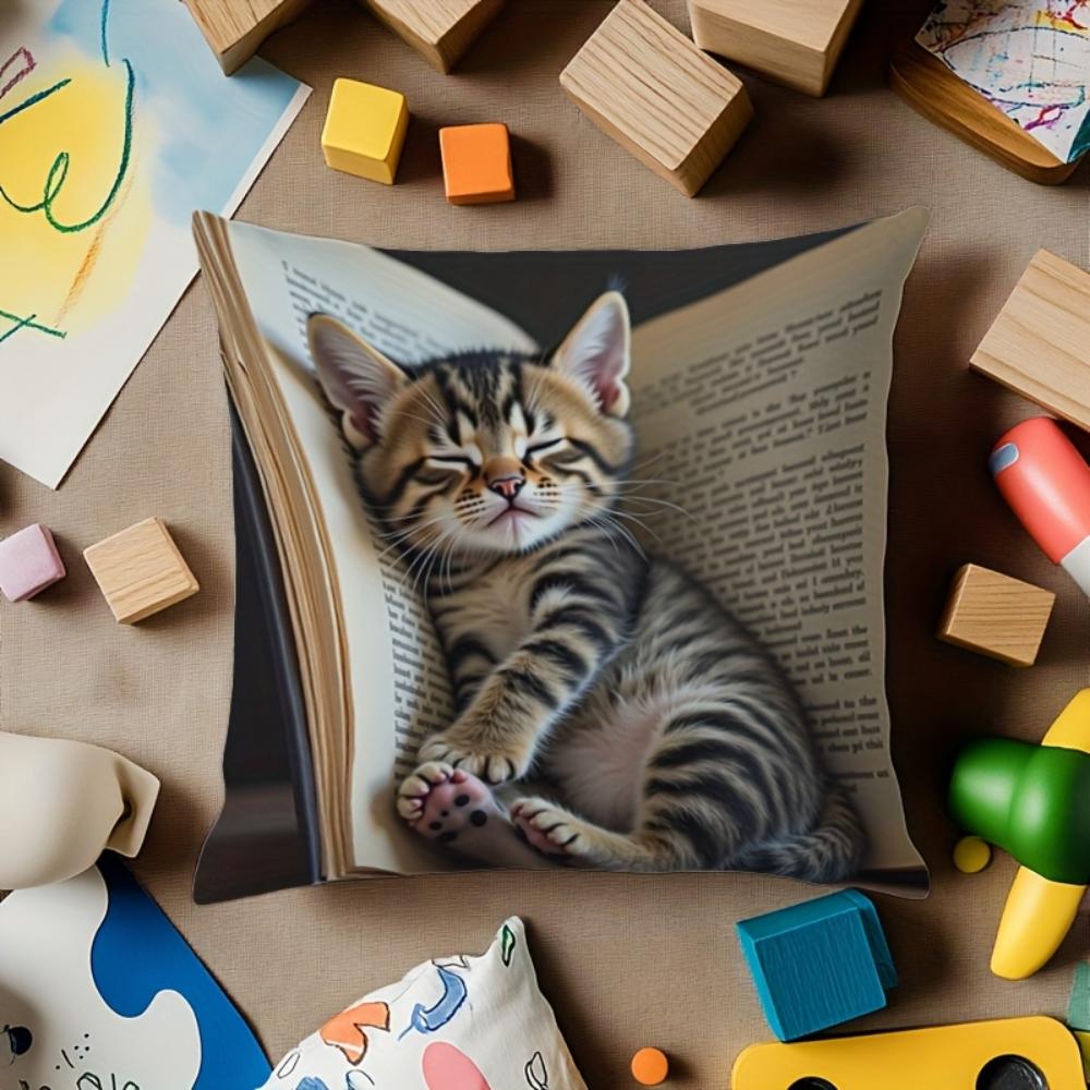 Modern square pillowcase 18X18 inch single-sided printing pillow cover home pillowcase living room decoration