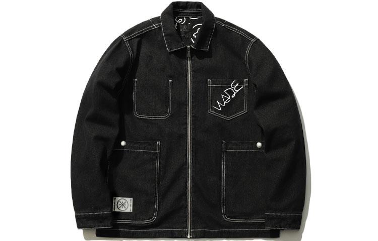 Li Ning x Dft Denim Jacket Men s Black AJDR387-1 M