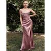 European & American Style Women's Sexy High Waist Slit Dress - Slim Fit Evening Gown