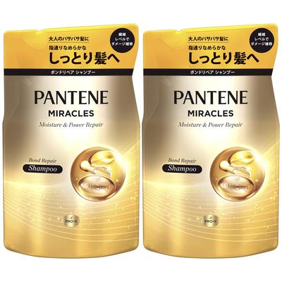 Pantene Miracles Shampoo Refill 350g X 2 Moisture and Power Repair