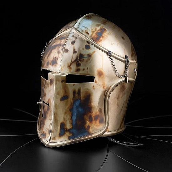 Commando-Style Barbuta Helmet  Medieval Knight Armor Replica in 18GA Steel for Cosplay, Militaria  Collectors