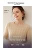 Women's Retro Cable Knit Cashmere Pullover - Soft, Skin-Friendly, Long-Sleeved, Round Neck Base Layer.