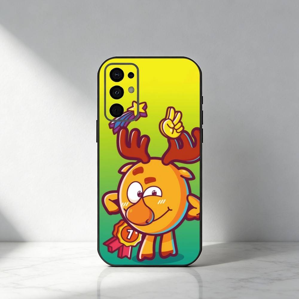 

KROSH Россия Мультфильм К-Робокар Полиция Чехол для телефона Samsung S25,S24,S21,S22,S23,S20,Ultra,S26,Plus,Fe,Note,5G Черный Чехол Samsung S25Plus