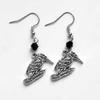 Simple Retro Halloween Earrings: Skull, Bat & Spider Dangle Ornaments - Perfect for Festival Celebrations!