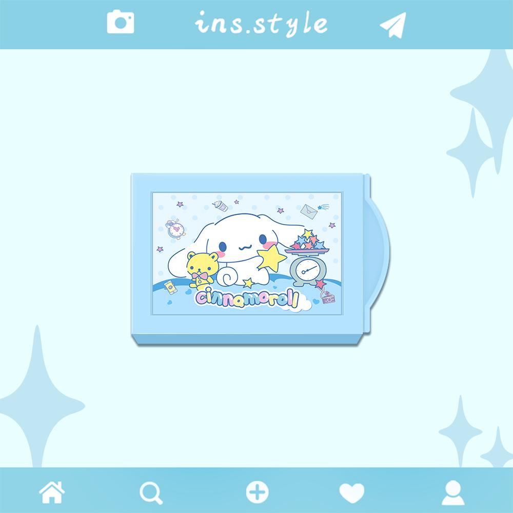 kawaii  magic box cinnamoroll kuromi eraser storage box kids cute student my melody cartoon children toys small gift pvc