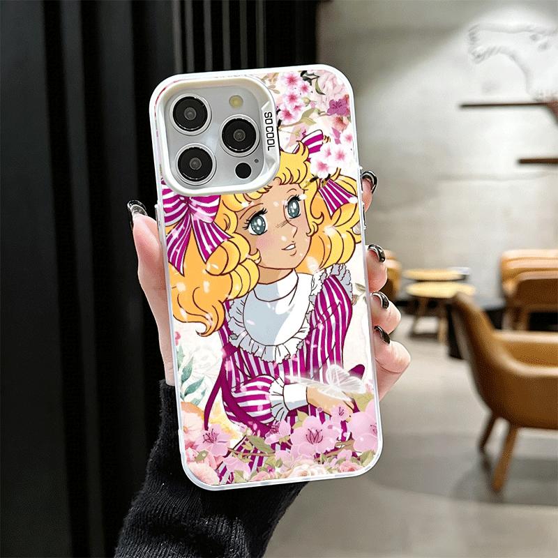 Anime Candy Candy Soft Phone Case for iPhone 15 16 17 Pro Max 17Air 16E 14 Plus 13 12 Mini Shockproof Cover Back Shell