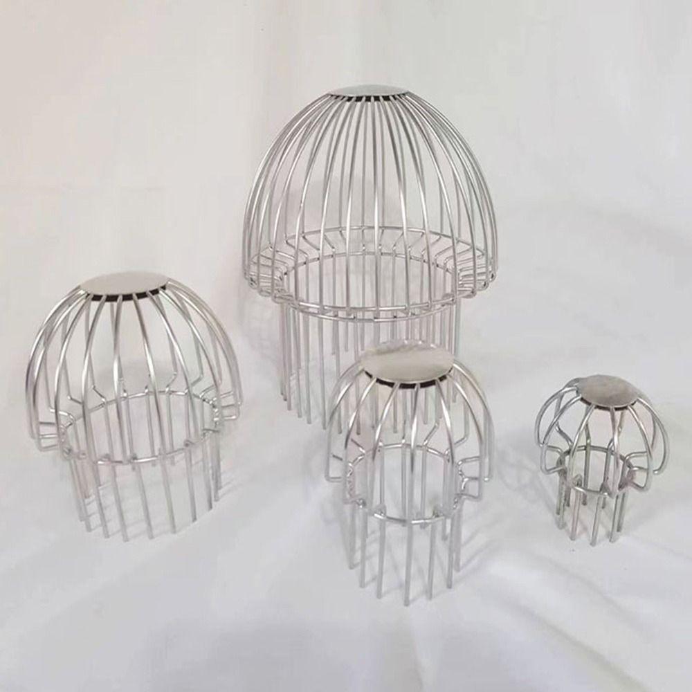 Runde Dachbodenablauf Abdeckung Anti-Blockierend Großer Durchfluss Balkon Entwässerungsabdeckung Edelstahl Regenrohrkappe