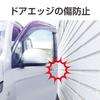 Seikou Sangyo EW-142 Car External Goods Protector (EXEA) Door Guard Mini Carbon Style