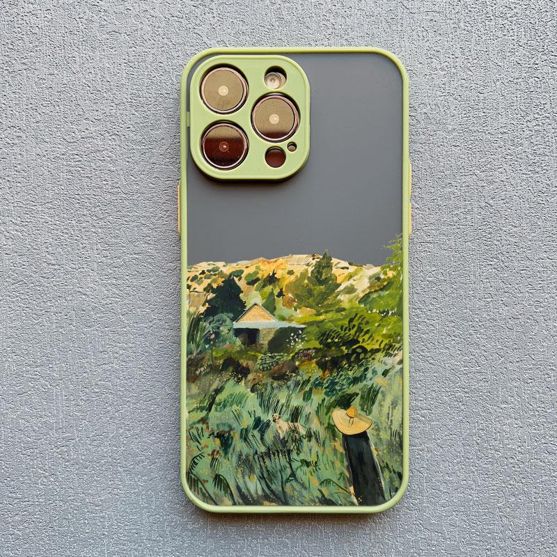 

Abstract Art Decorative Painting Phone Case for iphone 16 15 14 13 12 11 Pro MAX Mini X XS XR 15 14 8 7 Plus SE Shockproof Cover iphone 16Pro