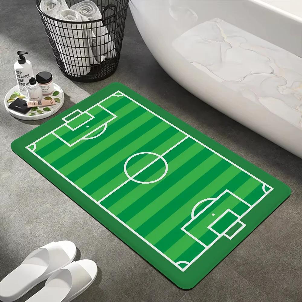 Disney Football Field Plan Mats Retro Multiple Choice Living Room Kitchen Rug Non-Slip Welcome Home Decoration Carpet