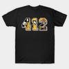 Asian Size Cotton Unisex Tshirt Print T-shirt Area Code 412 Sports Teams For Pittsburgh Kids Gift T-shirt No-Cut Print Regular Fit