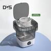 12L Large Capacity Portable Folding Washing Machine Semi-Automatic Timer Function Lightweight Compact Design Underwear Socks Washer