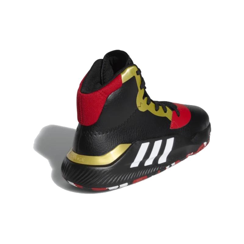 Adidas Pro Bounce 2019 Czarne Szkarłatne Złote Sneakersy EH2394