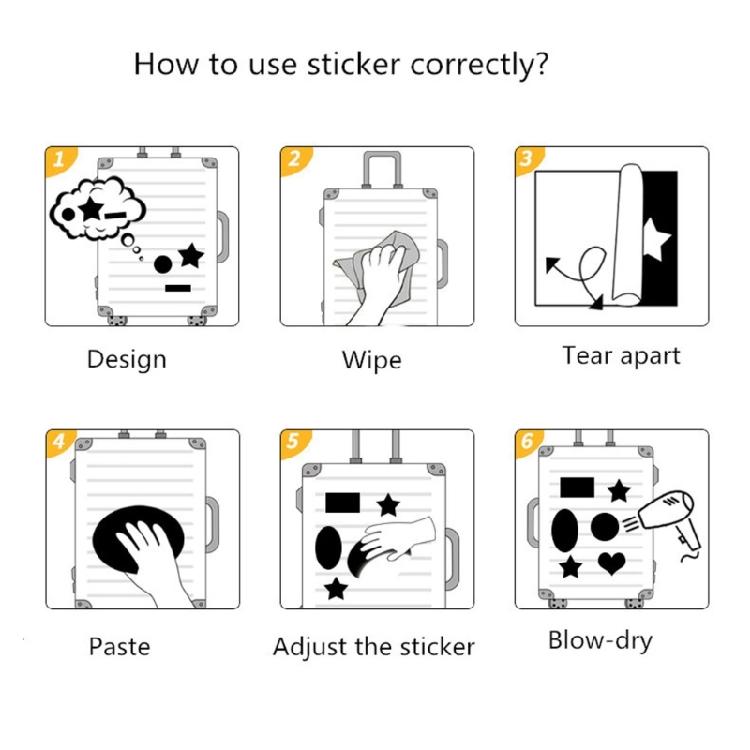 50Pcs Waterproof Removable Stickers For Laptop Luggage Vintage Design Creative DIY Travel Decals