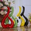 Blumenvase, Blumenvase, 3D-Herzform, Party-Ornament, Hochzeit, Keramik, bunt, kreativ, Festival, Heimdekoration, schön