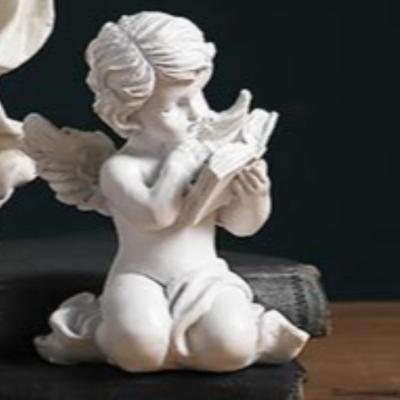 Διακόσμηση Σπιτιού Γλυπτό Άγγελος από Ρητίνη Άγαλμα Αμερικανικού Στυλ για Τραπεζάκι Σαλονιού Γραφείο Διακοσμητικό Ιδέες Δώρων