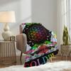 Coperta Peluche Moon Music di Coldplay Tappeto Morbido per Sonnellino Divano Soggiorno Caldo Ufficio Camera da Letto Compleanno Casa Viaggio Regali per Bambini