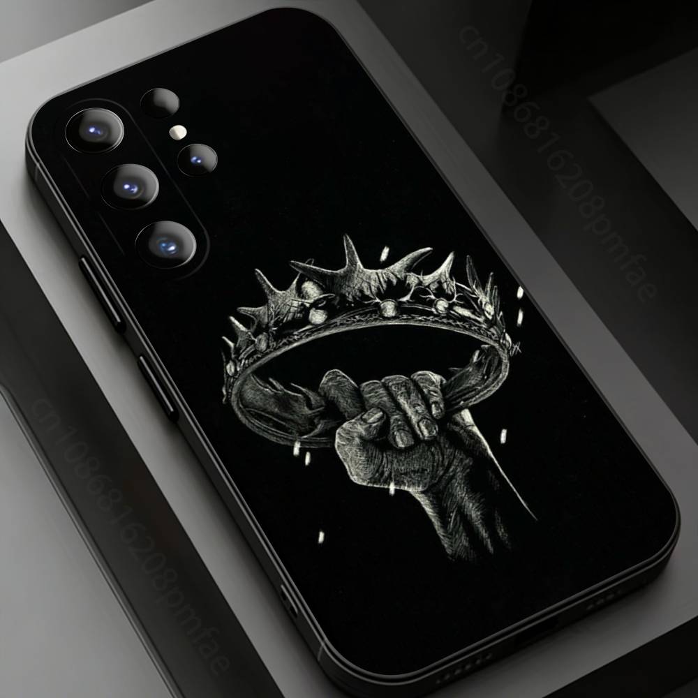 

KING Queen Crown Letter Phone Case For Samsung Galaxy S26,25,24,23,22,21,20Plus Ultra Samsung S20ULTRA5G