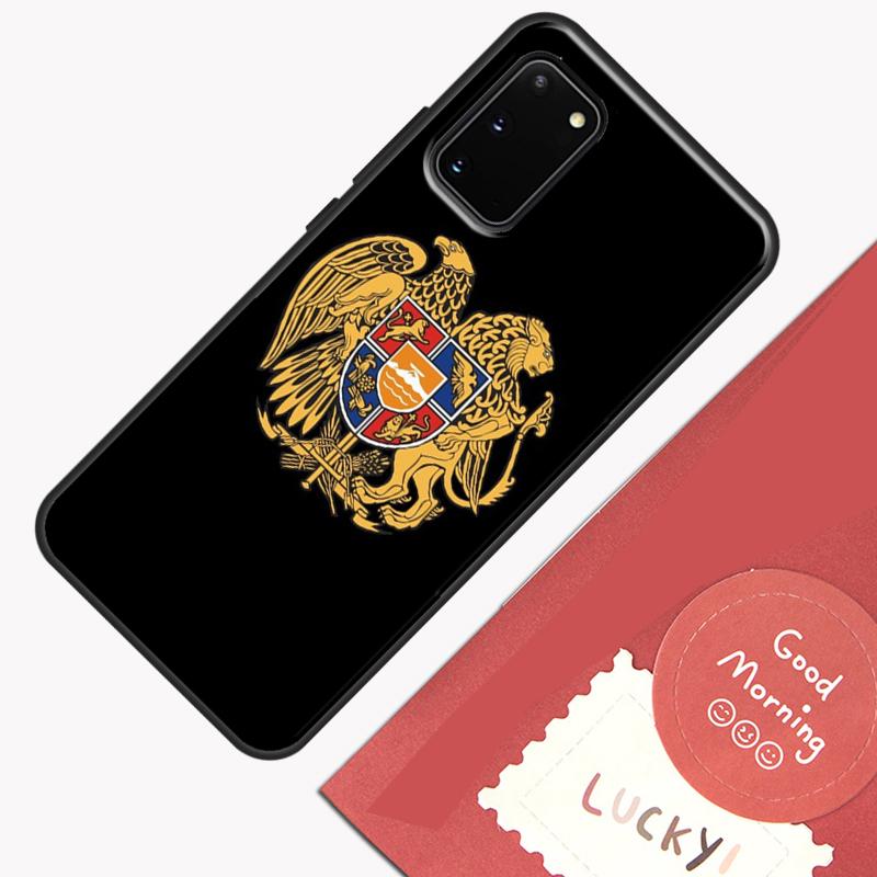 Armenian Coat of Arms Russia Phone Case For Samsung Galaxy S25 S26 Ultra S20 S21 S22 S23 S24 Plus S9 S10 S25 FE Cover Shell