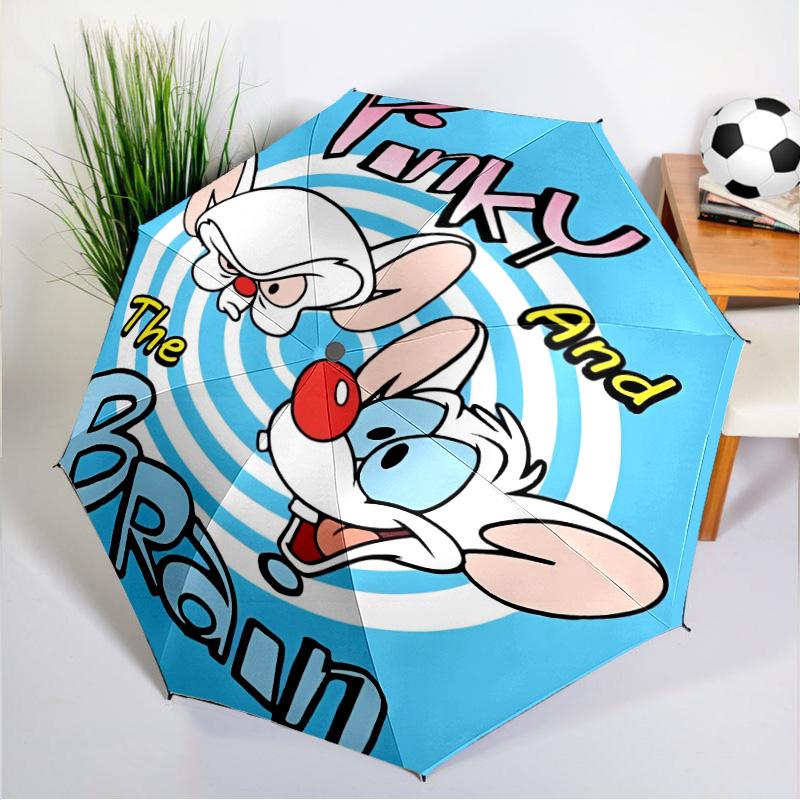 Pinky Brain Adventure Umbrella 8-Frame for Travel, Camping, Casual Lightweight Portable Umbrella, Essential for Every Family Holidays Gift