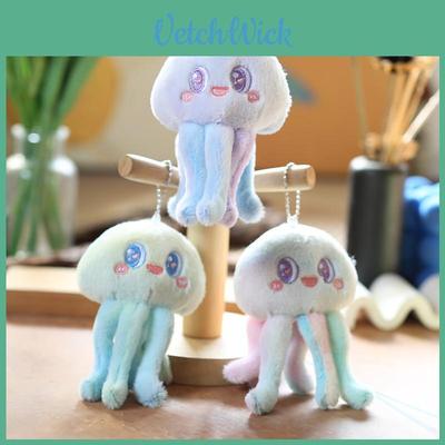 Adorable Plush Octopus Keychain Cute Soft Short Plush Toy Stuffed Animal
