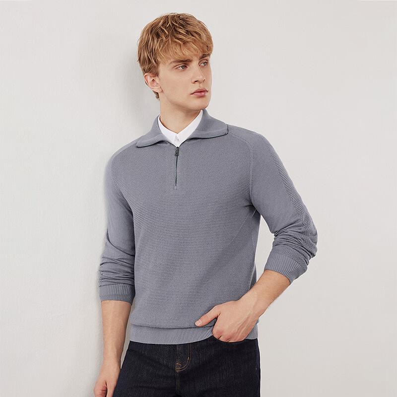 

Navicare Men s Wool-Cashmere Half-Zip Sweater L