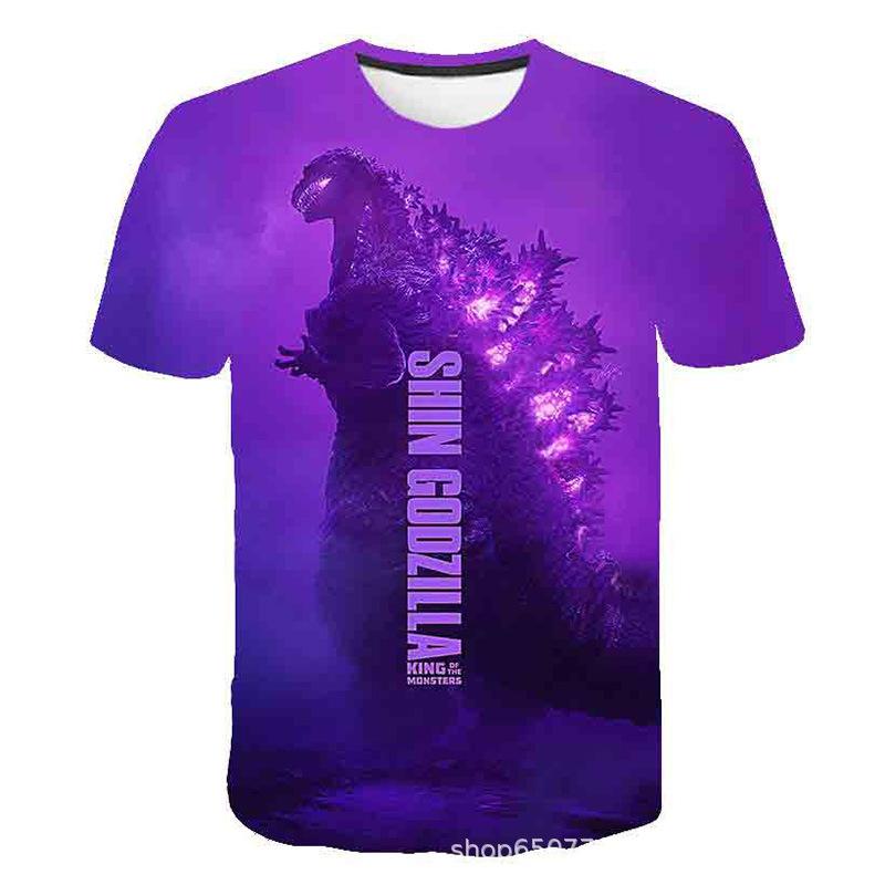 Summer Short Sleeved T-shirt Monster Series 3D Printed Casual T-shirt