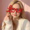 Funny Valentine's Day Decorative Glasses Party Red Love Glasses  Party Decoration