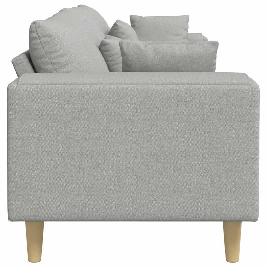 Cloud Grey Sofa 250 X 77 X 76 Cm Fabric