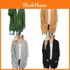 Cozy Women Cardigan Sleeve Loose Knitted Sweater Outwear With Fashion Pockets