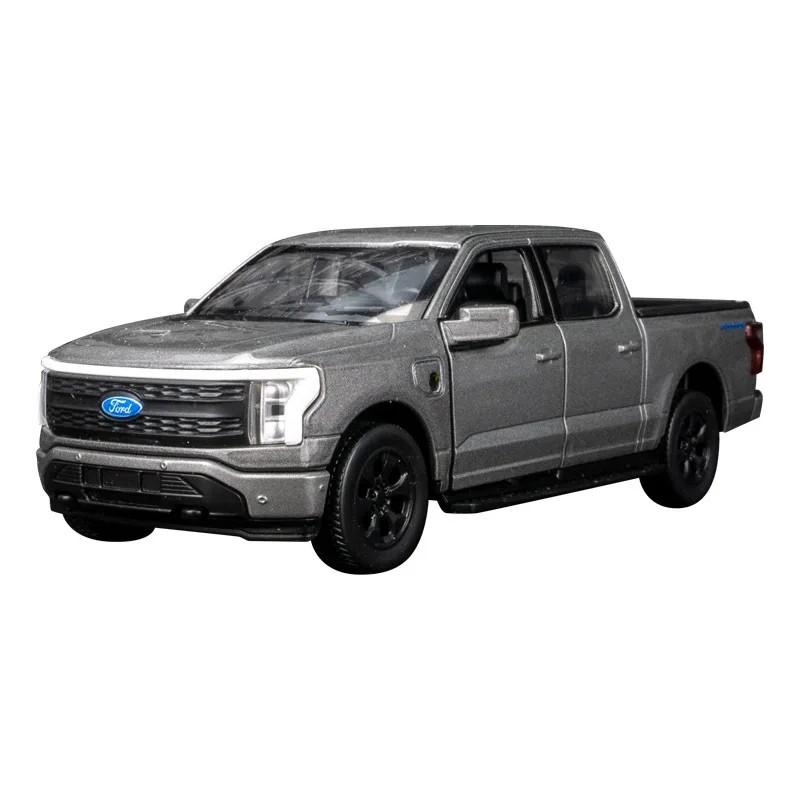 

1/36 Ford Raptor F150 Lightning Сплав Литой Игрушечная Модель Автомобиля Звук и Свет Инерционный Детская Игрушка Коллекционные Предметы Подарок на День Рождения серый