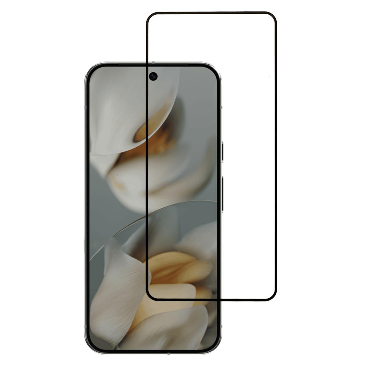 

Screen Protector For Google Pixel 10/10 Pro/9/9 Pro ,0.18mm 2.5D Silk Printing High Aluminium-Silicon Glass Film (Fingerprint Unlock) As Shown A