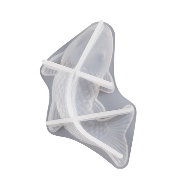 Cute Goldfish Candle Silicone Mold Durable Cartoon Animal Scented Candle Fish Mold Gypsum Ornaments Mold DIY Plaster