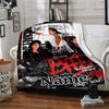 Custom Name Michael Jackson's Iconic Pose flannel Blanket for Super Soft Cute Comfort Blanket for Travel Bedding Couch Sofa Blanket