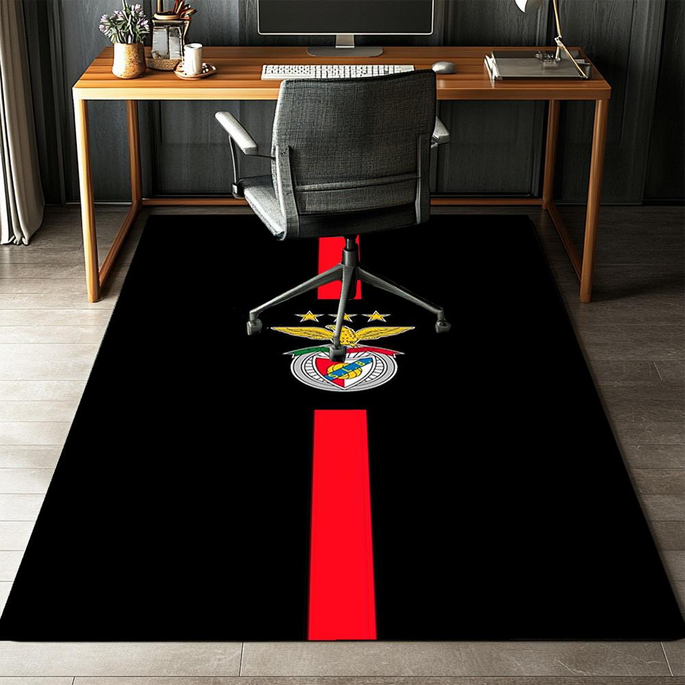 Benfica Bedruckter Teppich, Teppich, für Bürostuhl Wohnzimmer Schlafzimmer Küchenraum Dekor Geschenke.