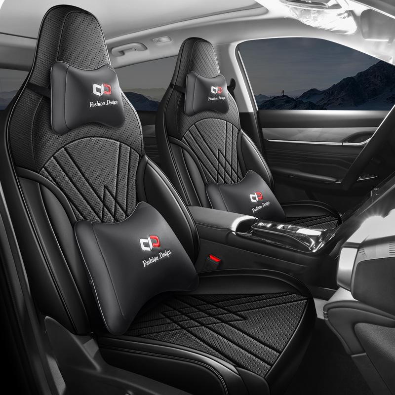 New Model Full Leather Car Seat Cushion for Dongfeng Fengshen L7 - Four Seasons Universal Fit