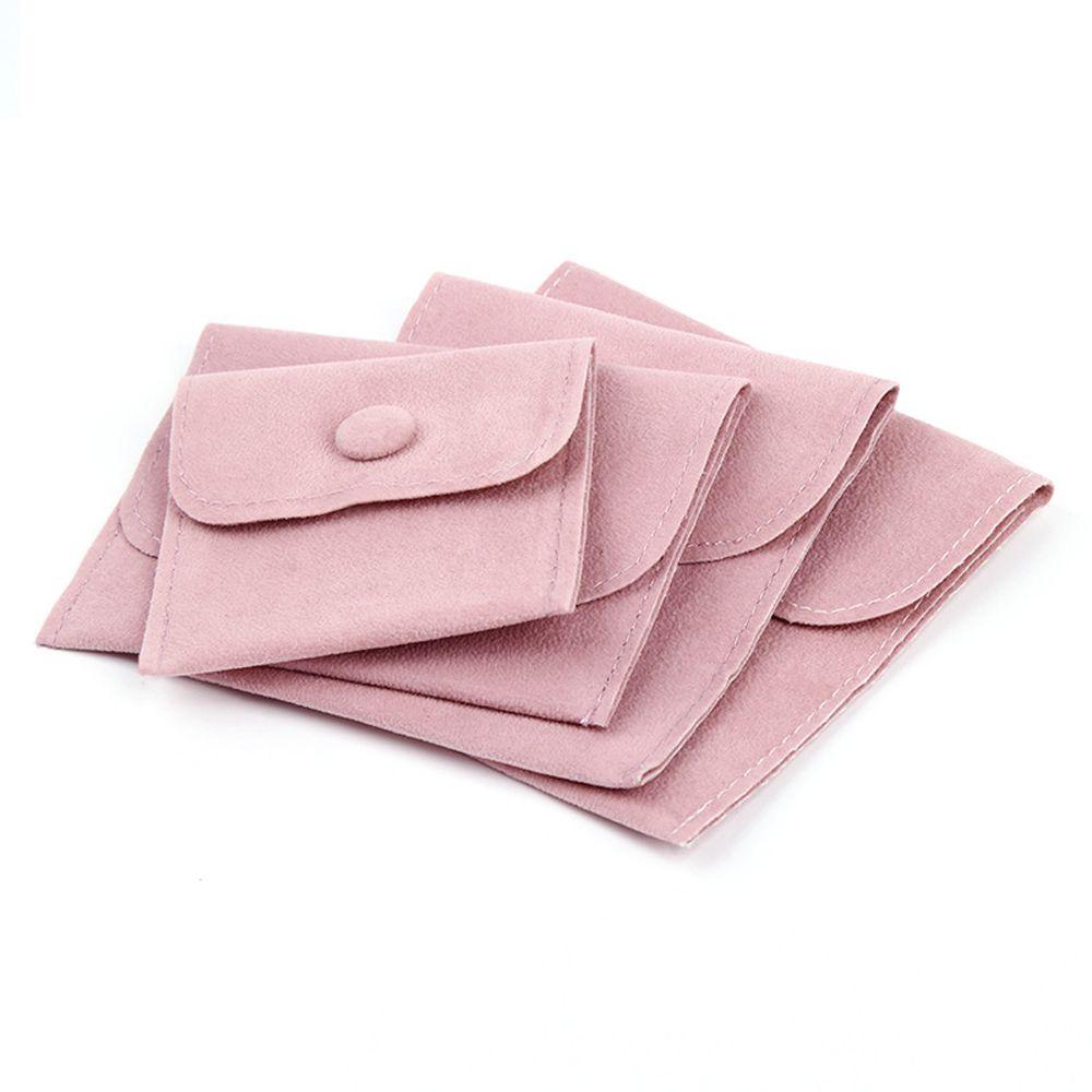 Necklace Pouches Earring Storage Botton Packaging Bags Velvet Pouch Jewelry Bags Gift Packaging