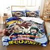 My Hero Academia Bettwäsche-Set Japan Anime Bequeme Bettbezüge Einzelbett Doppelbett Queen-Size Twin-Size Vollgröße Bettbezug Jugendzimmer