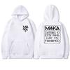 Hot Rapper Maka Aura 2025 Tour Double Sided Print Hoodie Autumn Winter Unisex Fashion Y2k Sweatshirt Men Women Fleece Pullovers