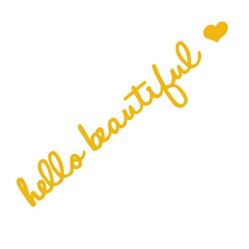 1PC Passenger Princess Star Car Mirror Stickers Decoration Rear View Mirror Auto Vehicle Vinyl Decal Sticker Interior Access