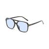 Fashionable Retro Square Rivet Sunglasses for Men and Women  Sunglasses Punk Street Po Decorative Glasses