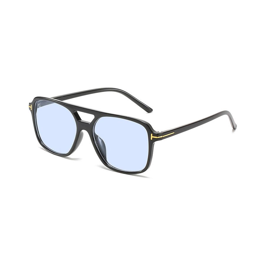 Fashionable Retro Square Rivet Sunglasses for Men and Women  Sunglasses Punk Street Po Decorative Glasses