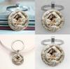 Religiöser Mutter Muster Glas Schlüsselanhänger Anhänger Mit Stilvollem Finish Für Sammler Und Accessoires