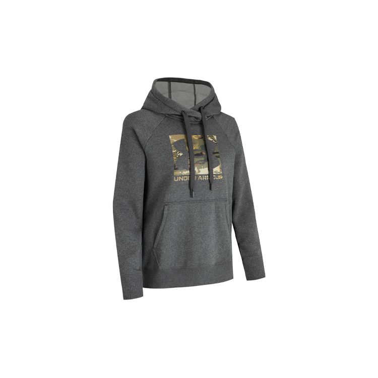 

Толстовка с капюшоном Under Armour Fleece Women Tops Серая 1357938-010 L